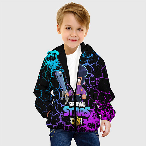 Детская куртка BRAWL STARS BIBI / 3D-Черный – фото 4