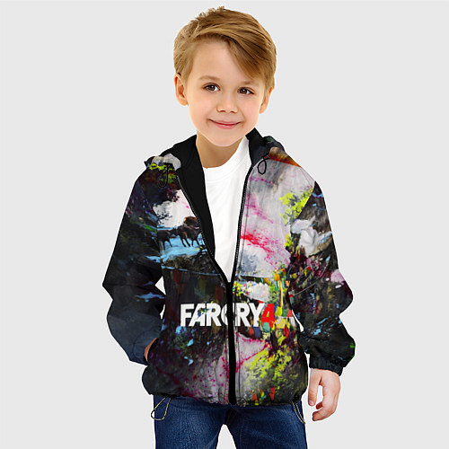 Детская куртка FARCRY4 / 3D-Черный – фото 4