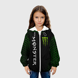 Куртка с капюшоном детская MONSTER ENERGY, цвет: 3D-белый — фото 2
