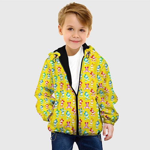 Детская куртка Микки Маус / 3D-Черный – фото 4