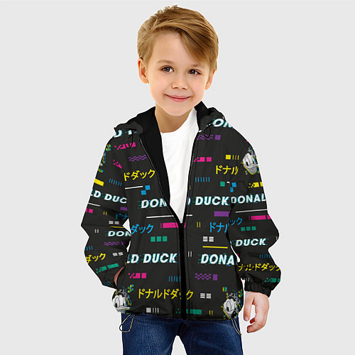 Детская куртка Дональд Дак / 3D-Черный – фото 4