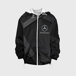 Куртка с капюшоном детская MERCEDES, цвет: 3D-белый