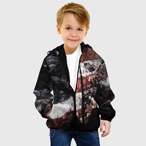 Детская куртка США / 3D-Черный – фото 4