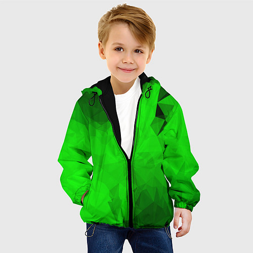 Детская куртка GREEN / 3D-Черный – фото 4