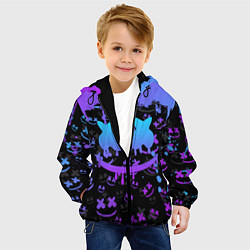 Куртка с капюшоном детская MARSHMELLO, цвет: 3D-черный — фото 2