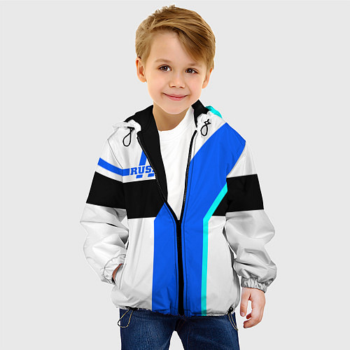 Детская куртка Russia / 3D-Черный – фото 4
