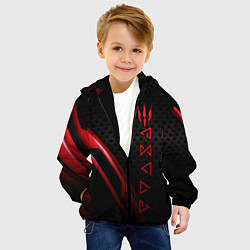 Куртка с капюшоном детская The Witcher, цвет: 3D-черный — фото 2