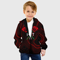 Куртка с капюшоном детская ТИКТОКЕР - PAYTON MOORMEIE, цвет: 3D-черный — фото 2