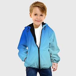 Куртка с капюшоном детская Blue, цвет: 3D-черный — фото 2