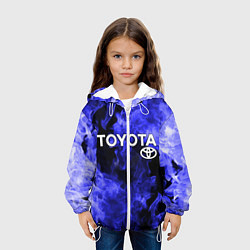 Куртка с капюшоном детская TOYOTA, цвет: 3D-белый — фото 2