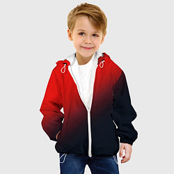 Куртка с капюшоном детская RED, цвет: 3D-белый — фото 2