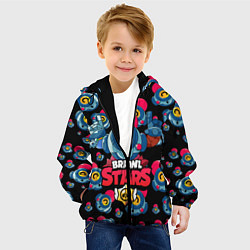 Куртка с капюшоном детская NANI Brawl Stars, цвет: 3D-черный — фото 2