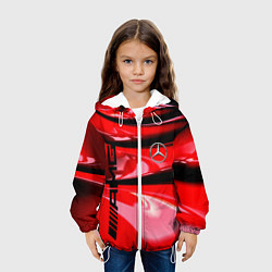 Куртка с капюшоном детская MERCEDES, цвет: 3D-белый — фото 2