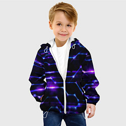 Куртка с капюшоном детская Технологии будущее нано броня, цвет: 3D-белый — фото 2