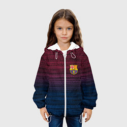 Куртка с капюшоном детская BARSELONA, цвет: 3D-белый — фото 2