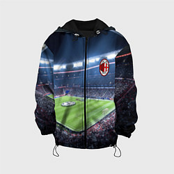 Куртка с капюшоном детская FC MILAN, цвет: 3D-черный