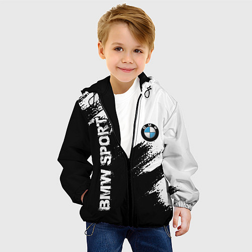 Детская куртка BMW / 3D-Черный – фото 4