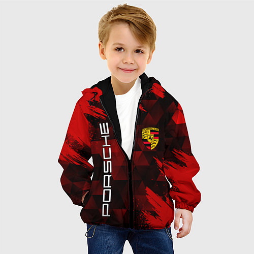 Детская куртка PORSCHE / 3D-Черный – фото 4