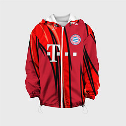 Куртка с капюшоном детская ФК Бавария Мюнхен, цвет: 3D-белый