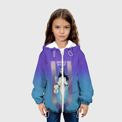 Куртка с капюшоном детская The umbrella academy, цвет: 3D-белый — фото 2