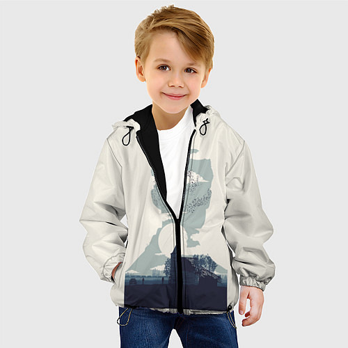 Детская куртка Настоящий детектив / 3D-Черный – фото 4