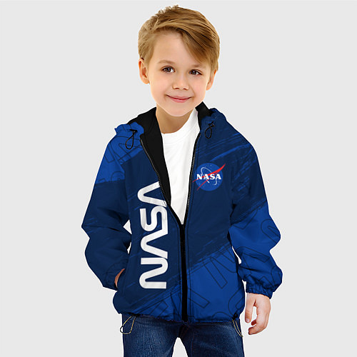 Детская куртка NASA НАСА / 3D-Черный – фото 4