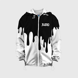 Куртка с капюшоном детская Judo, цвет: 3D-белый
