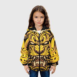 Куртка с капюшоном детская Тигровая маска Ханья, цвет: 3D-черный — фото 2