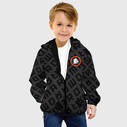 Куртка с капюшоном детская AS Roma Top 202122, цвет: 3D-черный — фото 2