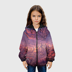 Куртка с капюшоном детская Fantasy Forest, цвет: 3D-черный — фото 2