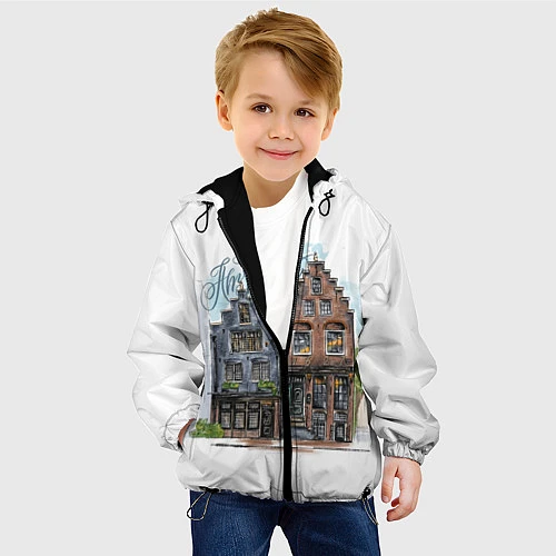 Детская куртка Амстердам / 3D-Черный – фото 4