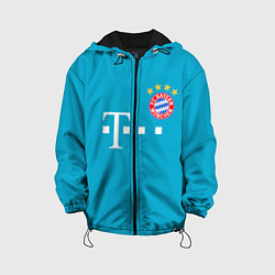Куртка с капюшоном детская Bayern Бавария 20-21 г, цвет: 3D-черный