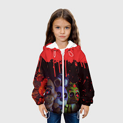 Куртка с капюшоном детская Five Nights At Freddys, цвет: 3D-белый — фото 2