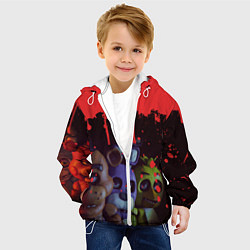 Куртка с капюшоном детская Five Nights At Freddys, цвет: 3D-белый — фото 2