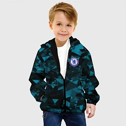 Куртка с капюшоном детская Chelsea Челси, цвет: 3D-черный — фото 2