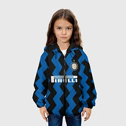 Куртка с капюшоном детская Лукаку 2021 Домашняя форма, цвет: 3D-черный — фото 2