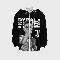 Куртка с капюшоном детская Paulo Dybala, цвет: 3D-белый