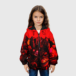 Куртка с капюшоном детская Five Nights At Freddys, цвет: 3D-черный — фото 2