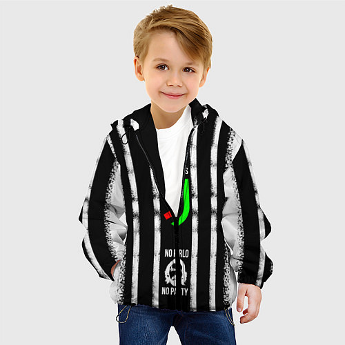Детская куртка Ювентус / 3D-Черный – фото 4