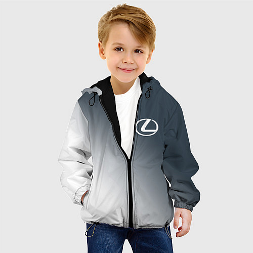 Детская куртка LEXUS ЛЕКСУС / 3D-Черный – фото 4