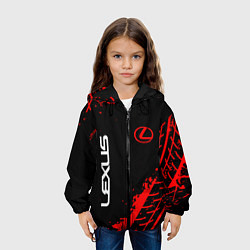 Куртка с капюшоном детская LEXUS ЛЕКСУС, цвет: 3D-черный — фото 2