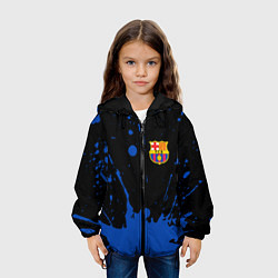Куртка с капюшоном детская BARCELONA БАРСЕЛОНА, цвет: 3D-черный — фото 2