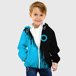 Куртка с капюшоном детская PORTAL ПОРТАЛ, цвет: 3D-белый — фото 2