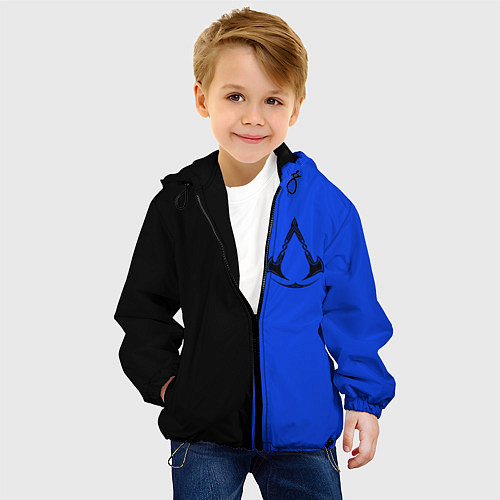 Детская куртка Assassins Creed Valhalla / 3D-Черный – фото 4