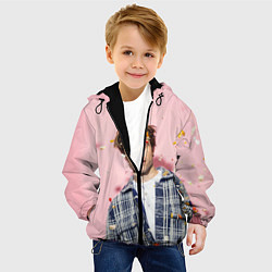 Куртка с капюшоном детская ROBERT PATTINSON, цвет: 3D-черный — фото 2