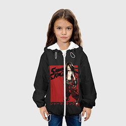 Куртка с капюшоном детская Шаман Кинг, цвет: 3D-белый — фото 2