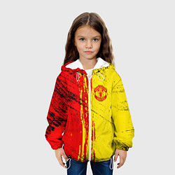Куртка с капюшоном детская Manchester United Дьяволы, цвет: 3D-белый — фото 2