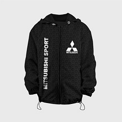 Куртка с капюшоном детская MITSUBISHI, цвет: 3D-черный