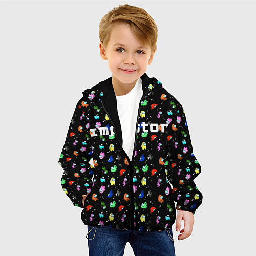 Детская куртка Impostor / 3D-Черный – фото 4