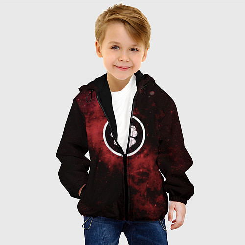 Детская куртка Черный клевер / 3D-Черный – фото 4